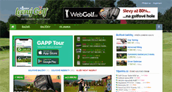 Desktop Screenshot of levnygolf.cz